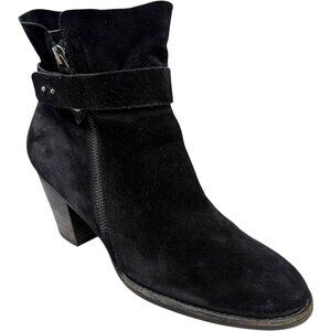 Paul Green Dallas Oiled Suede Dual‎ Zip Ankle Boot